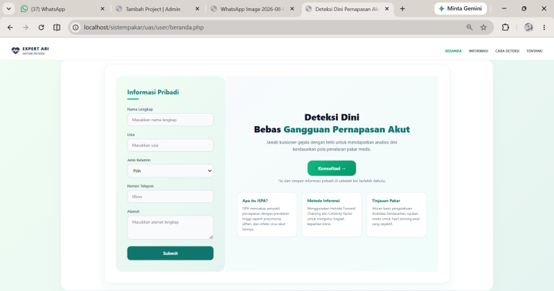 Halaman Beranda User